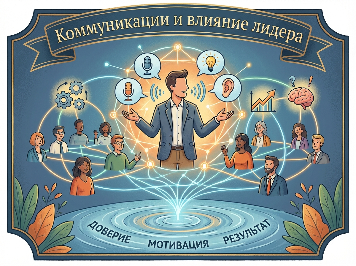 Decorative image for Коммуникации и влияние лидера