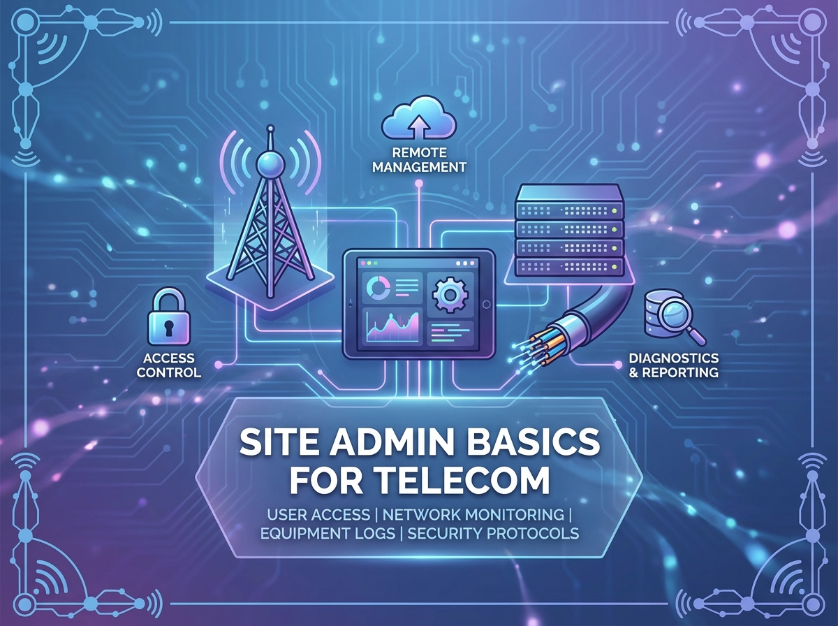 Decorative image for Site Admin Basics for Telecom