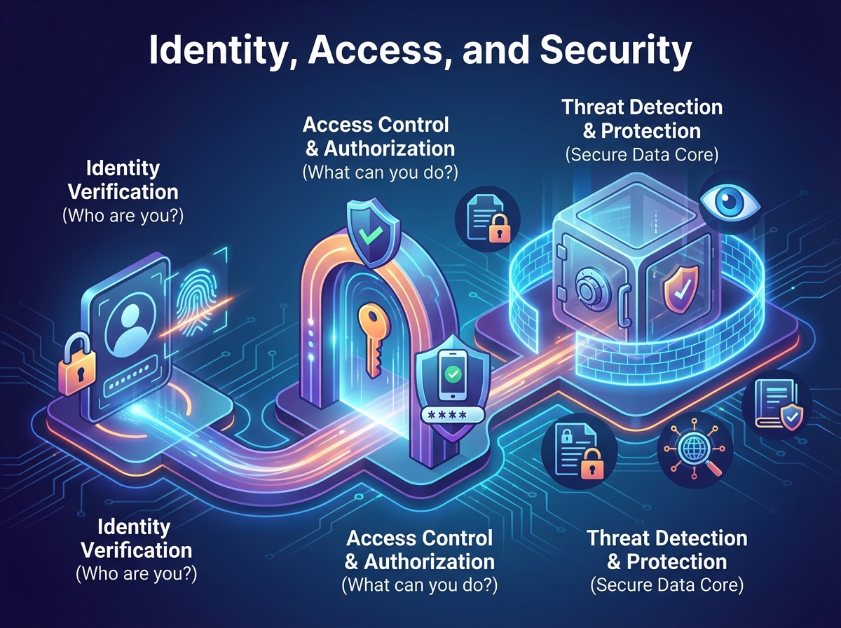Decorative image for Identity, Access, and Security