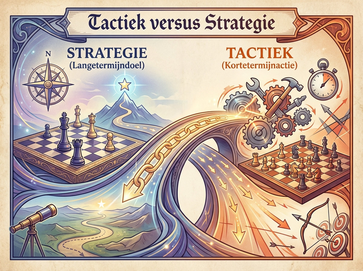 Decorative image for Tactiek versus Strategie