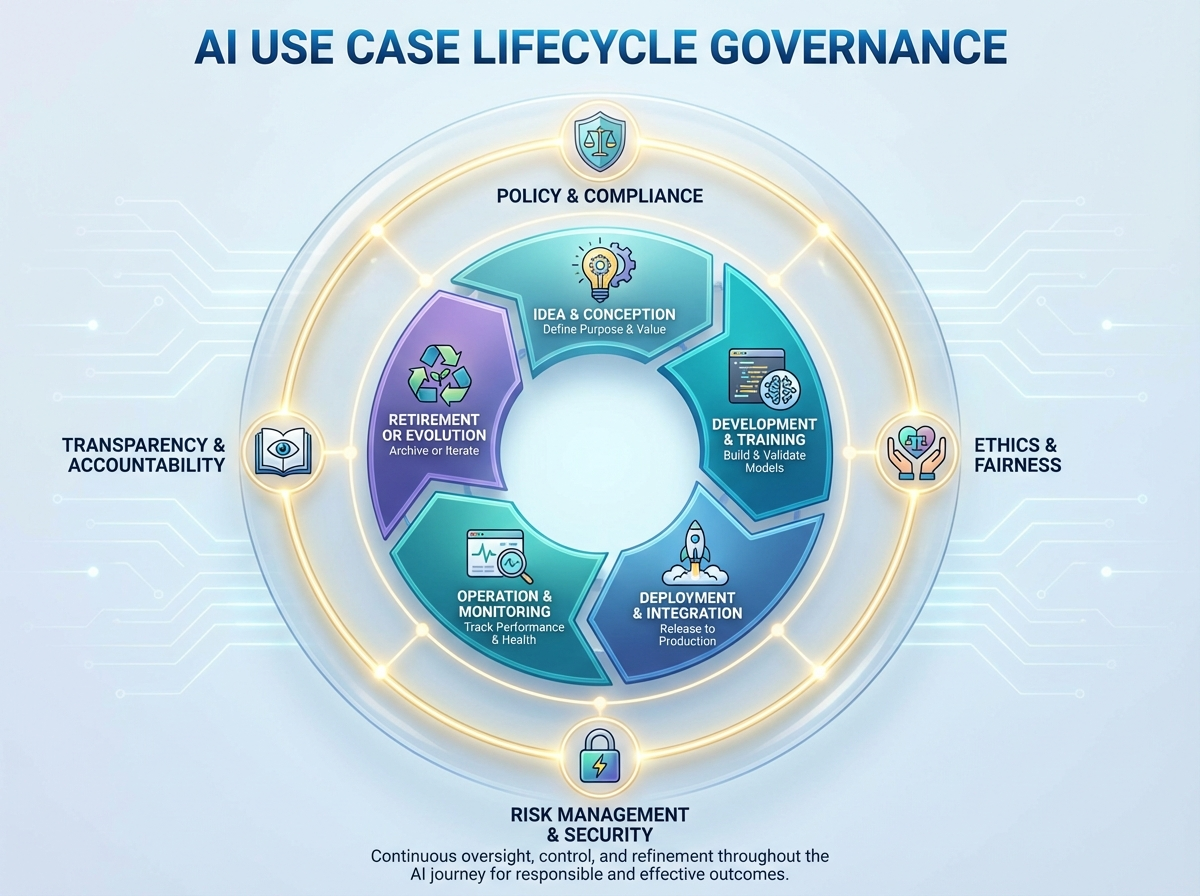 Decorative image for AI Use Case Lifecycle Governance