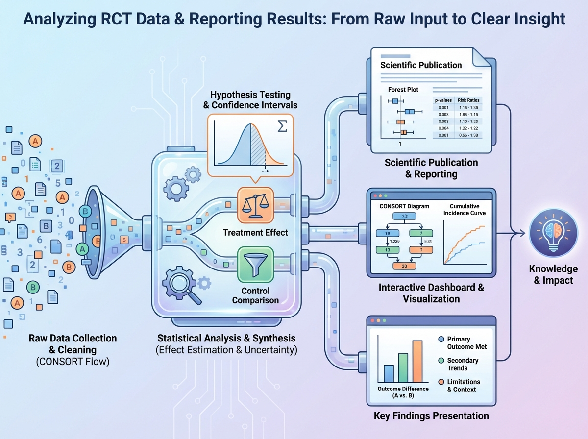 Decorative image for Analyzing RCT Data and Reporting Results
