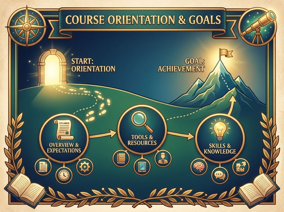 Decorative image for Course Orientation and Goals