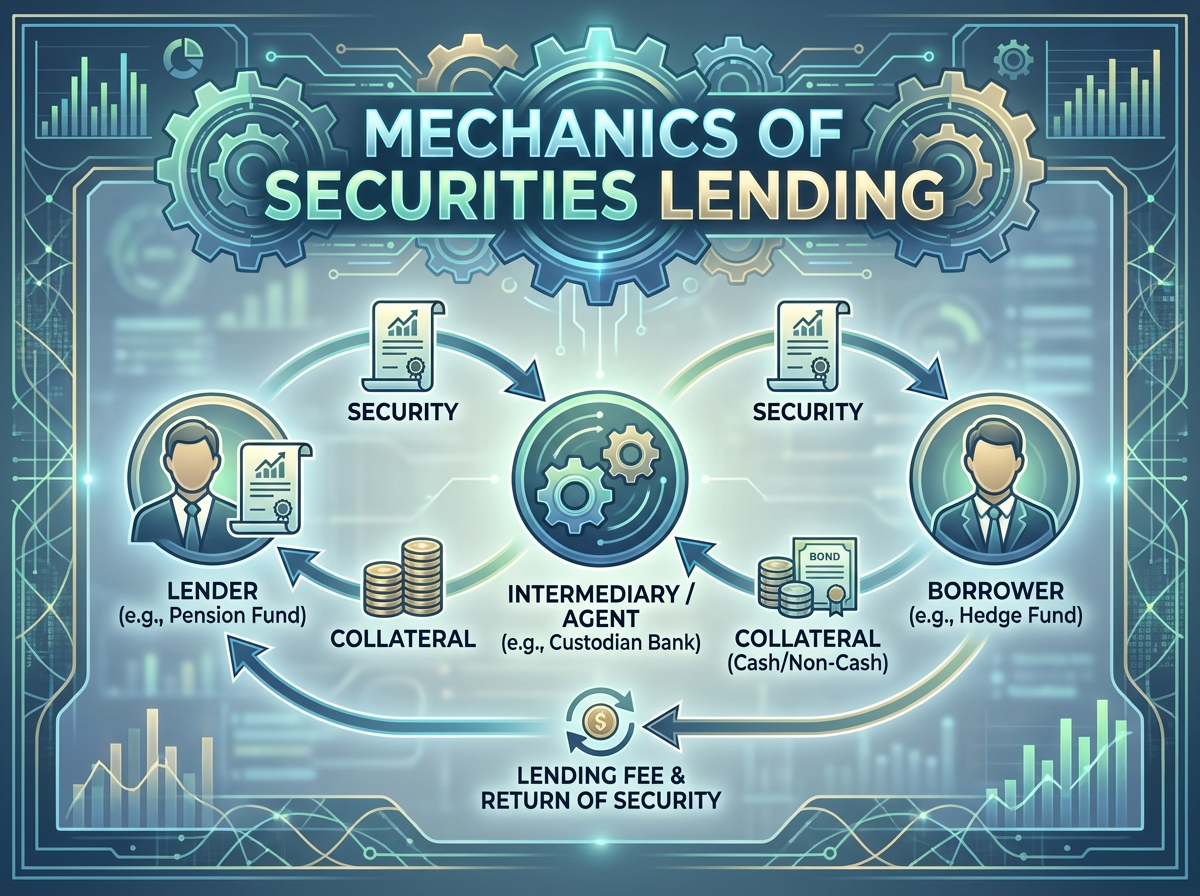 Decorative image for Mechanics of Securities Lending