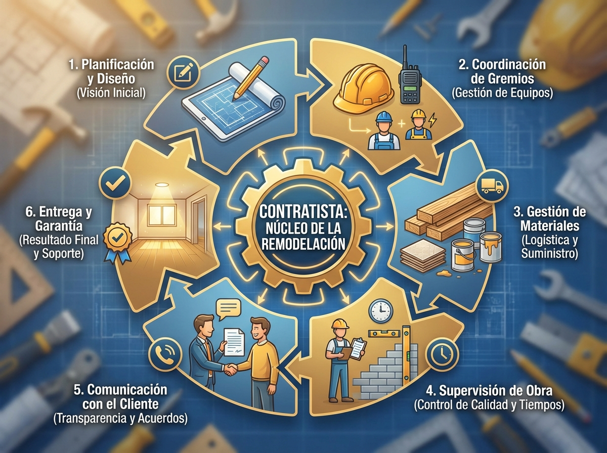 Decorative image for Rol del contratista en remodelación