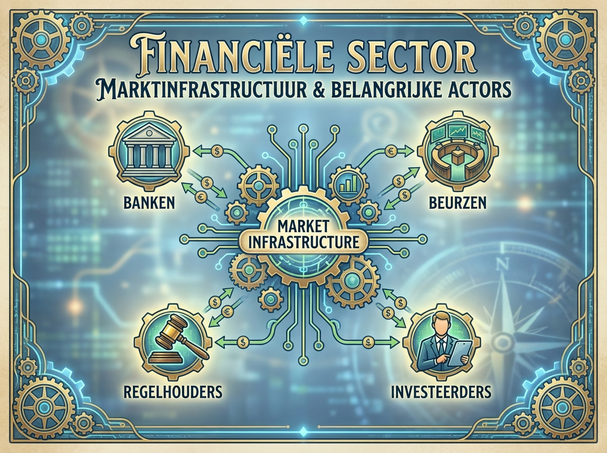 Decorative image for Marktinfrastructuur en Belangrijke Actors in de Financiële Sector