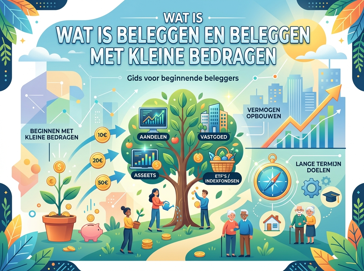 Decorative image for Wat is beleggen en beleggen met kleine bedragen