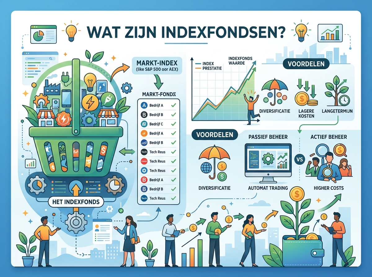 Decorative image for Wat zijn indexfondsen?