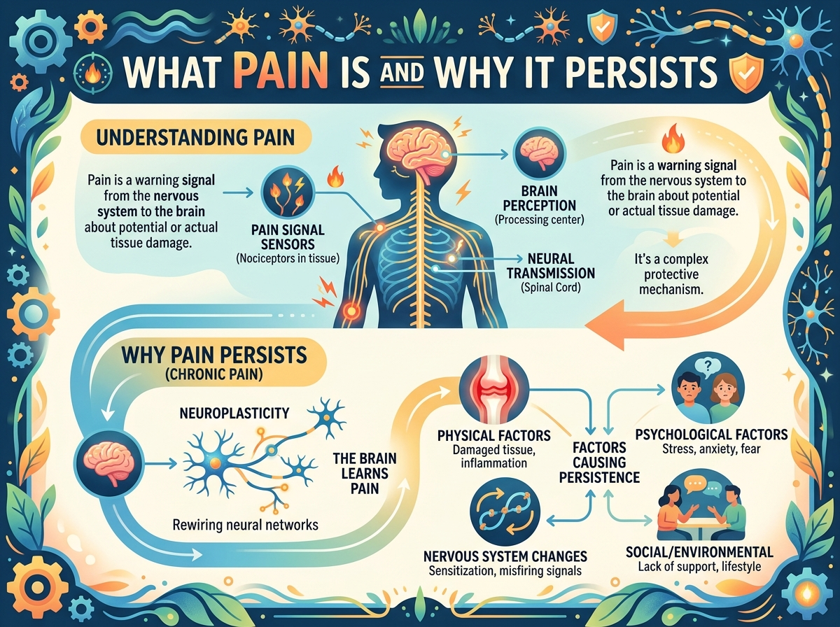 Decorative image for What Pain Is and Why It Persists