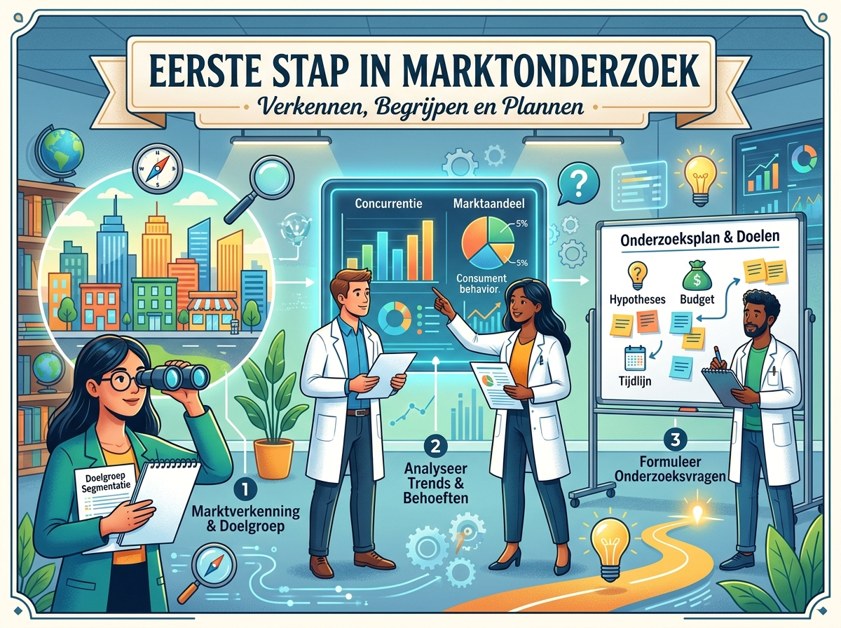 Decorative image for Eerste Stap in Marktonderzoek