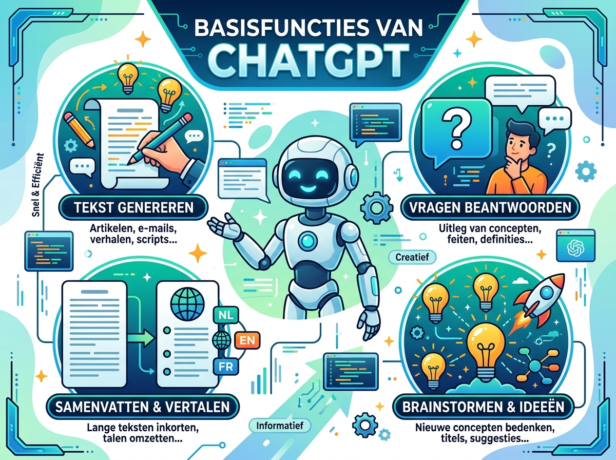 Decorative image for Basisfuncties van ChatGPT