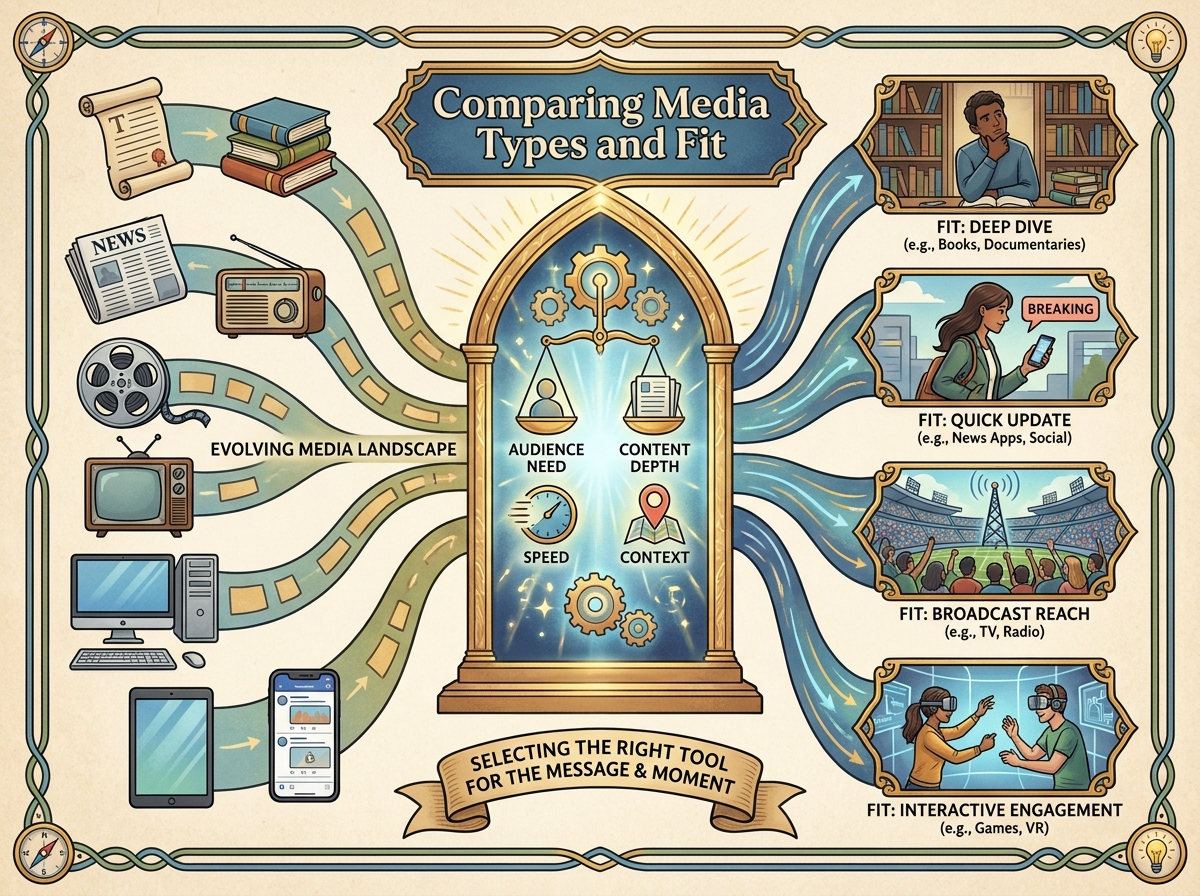 Decorative image for Comparing Media Types and Fit