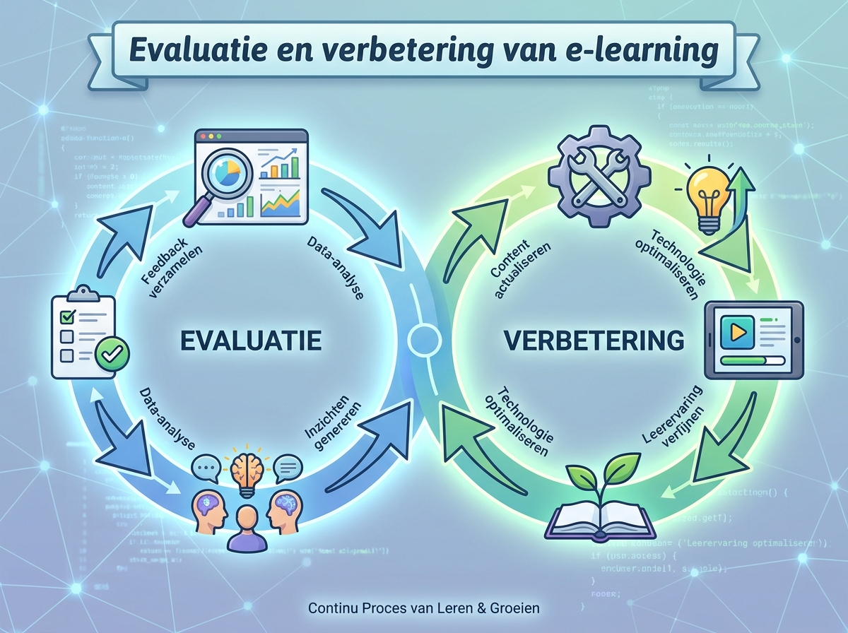 Decorative image for Evaluatie en verbetering van e-learning