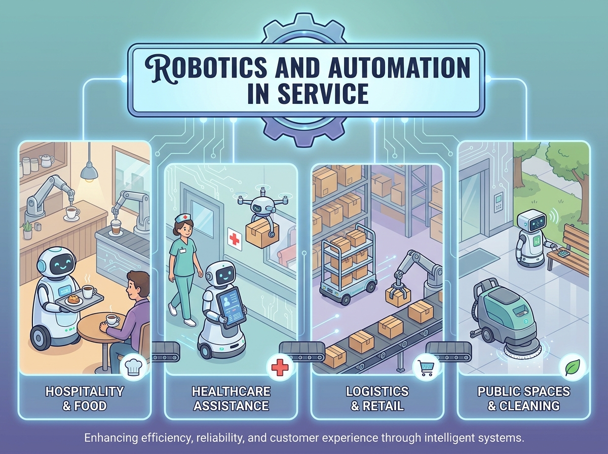 Decorative image for Robotics and Automation in Service