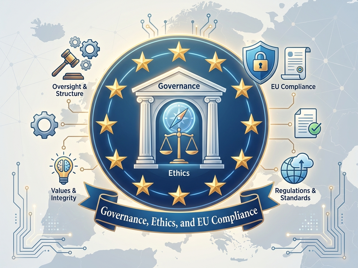 Decorative image for Governance, Ethics, and EU Compliance