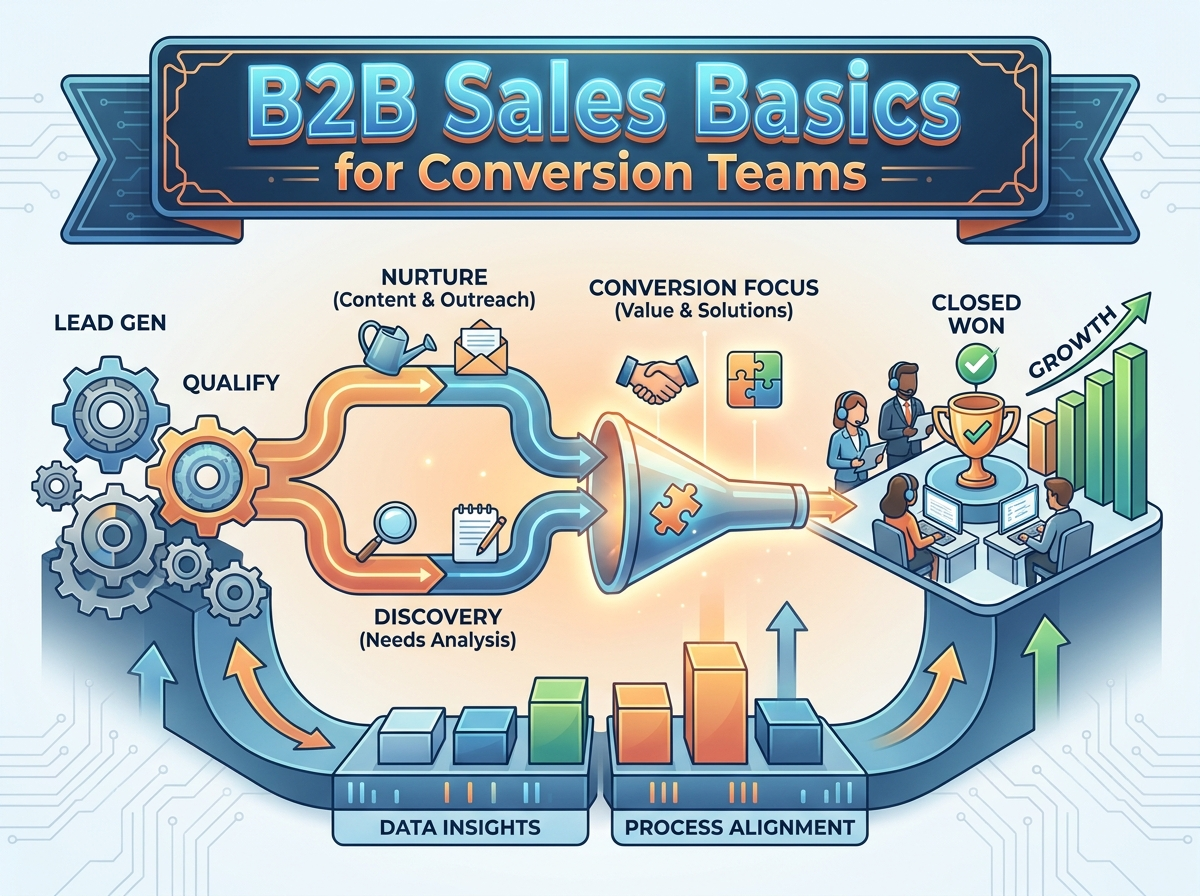 Decorative image for B2B Sales Basics for Conversion Teams
