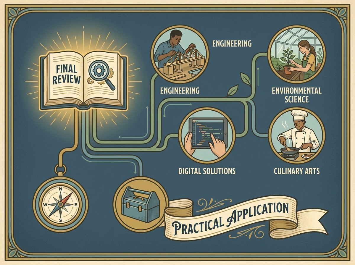 Decorative image for Final Review and Practical Application