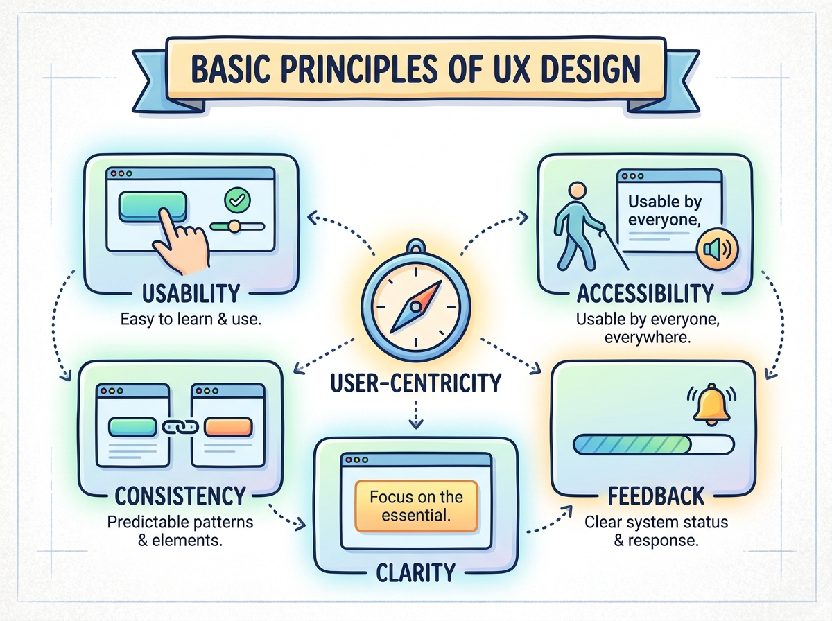 Decorative image for Basic Principles of UX Design