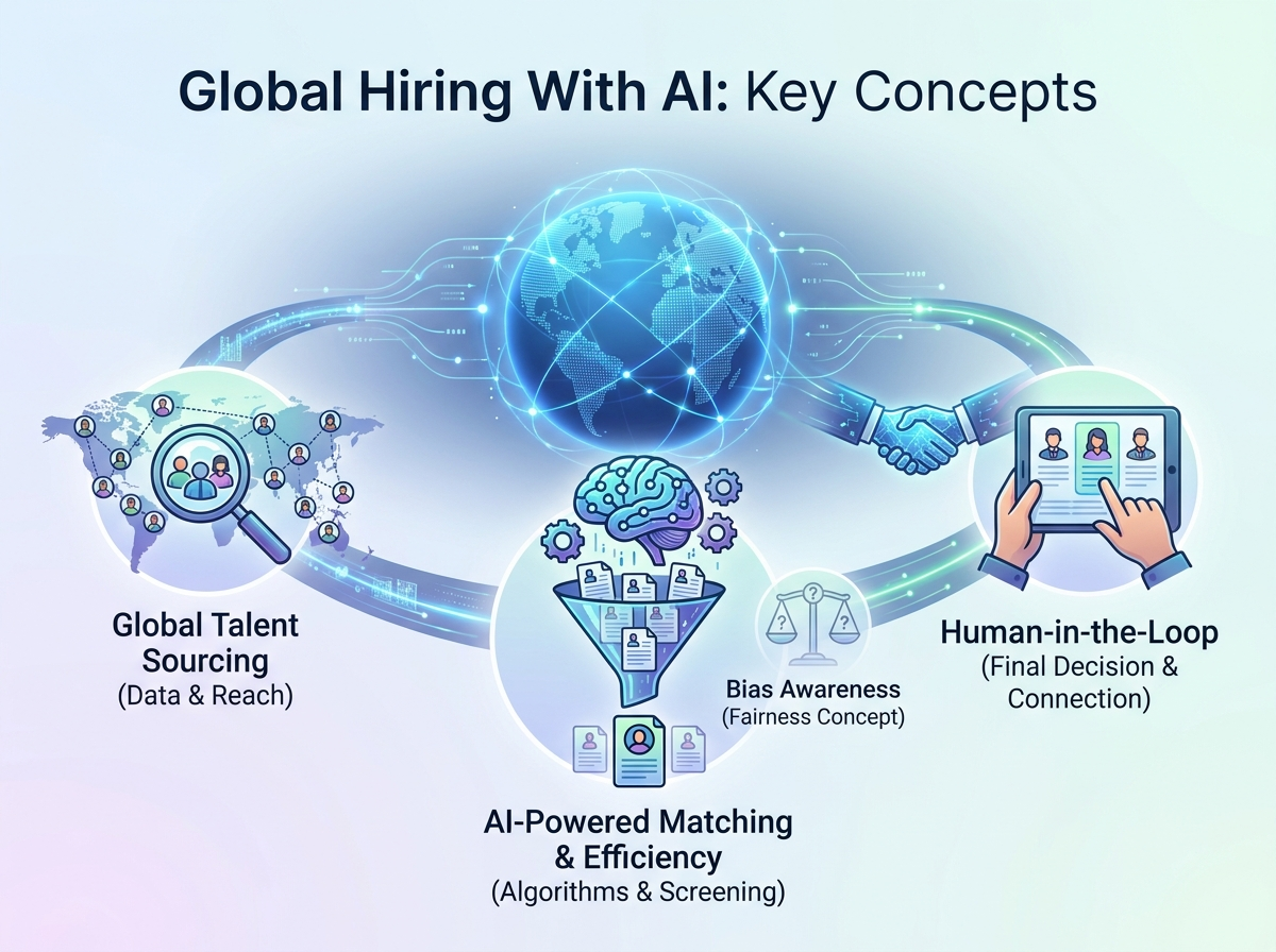 Decorative image for Global Hiring With AI: Key Concepts