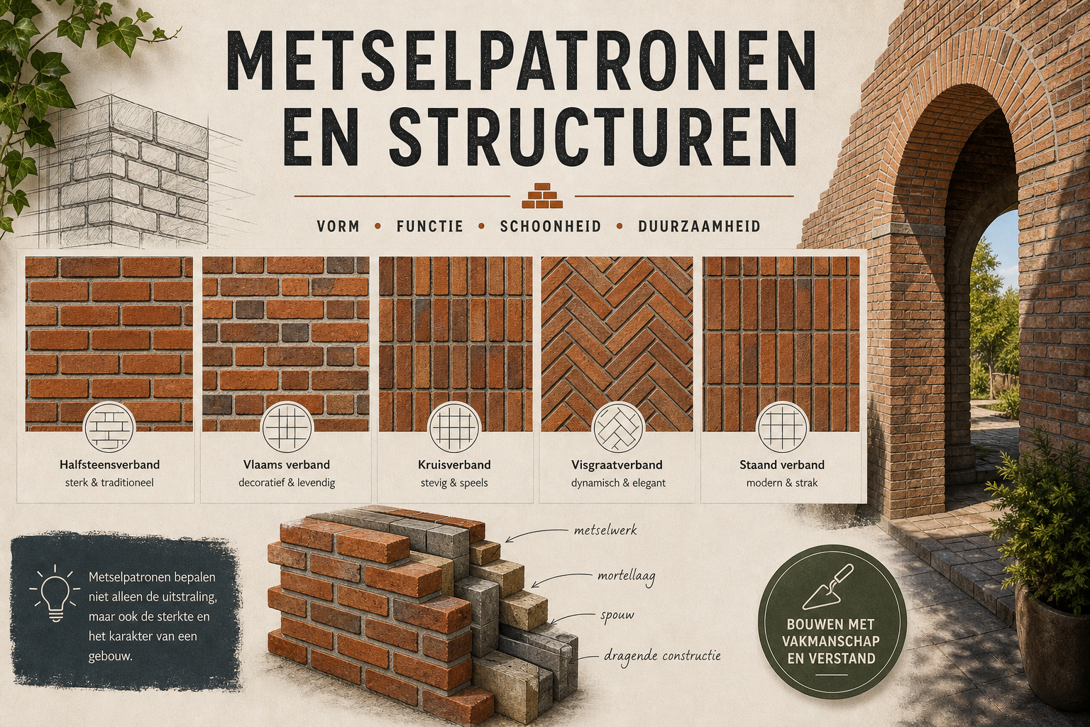 Decorative image for Metselpatronen en Structuren