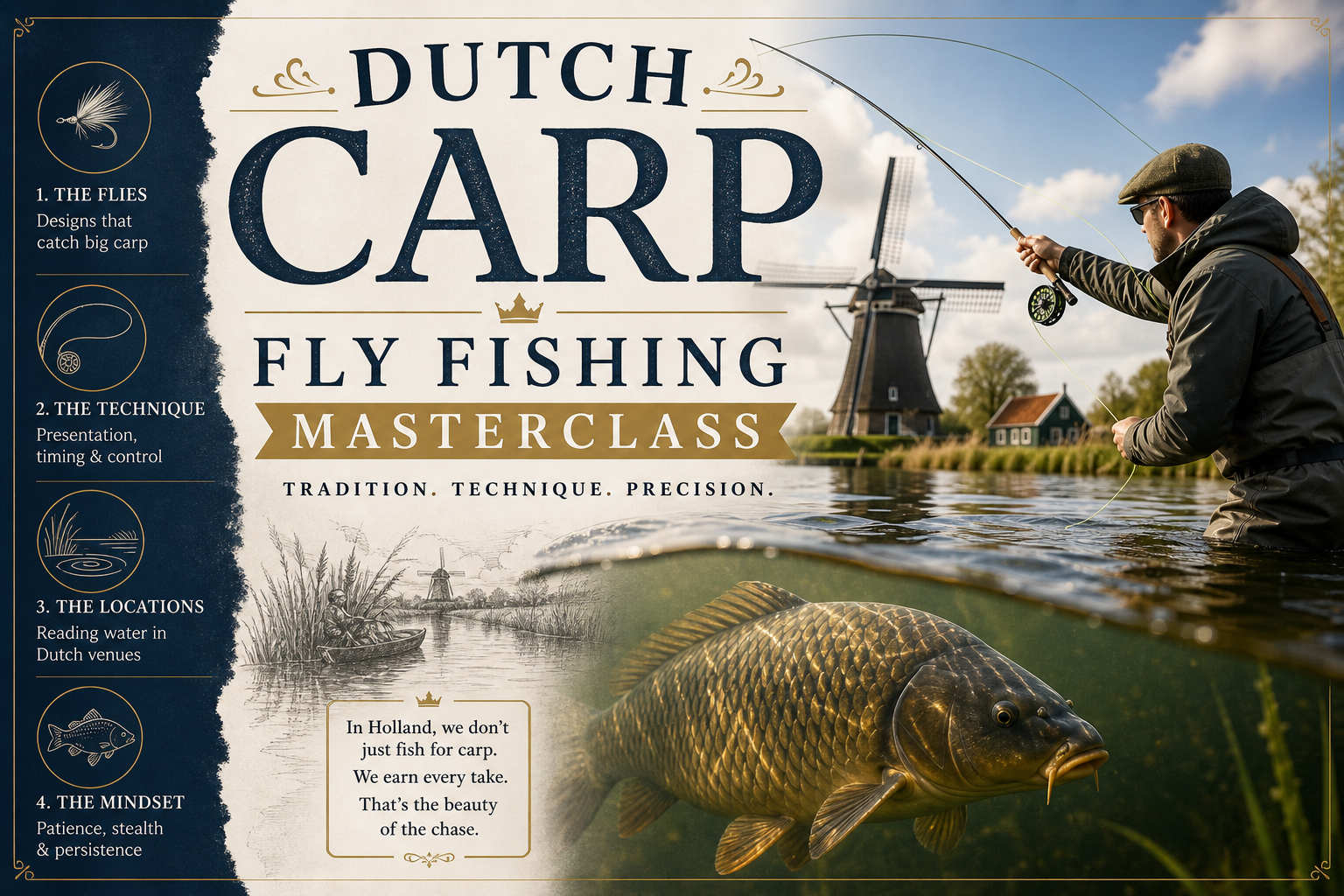 Decorative image for Dutch Carp Fly Fishing Masterclass