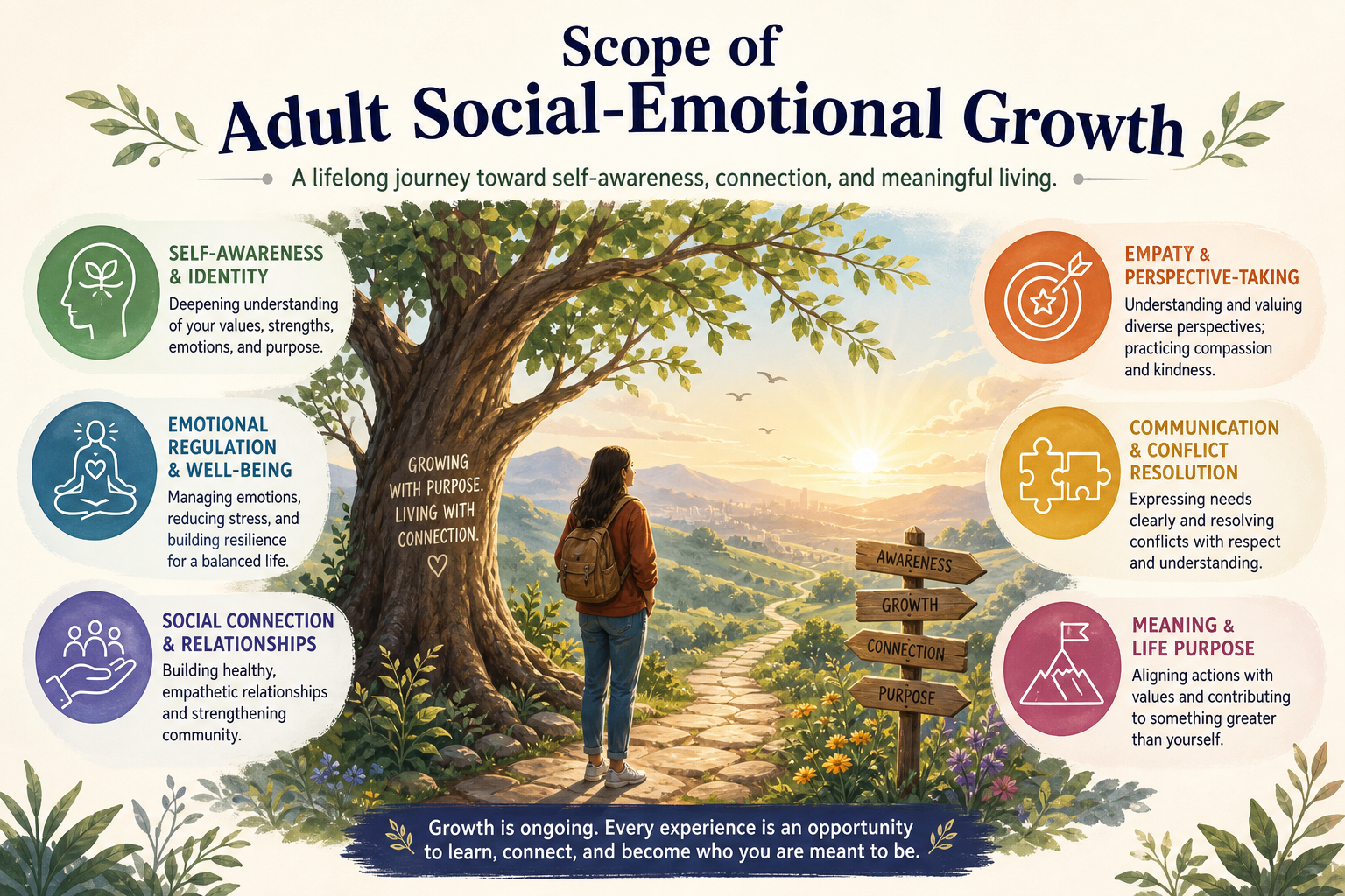 Decorative image for Scope of Adult Social-Emotional Growth