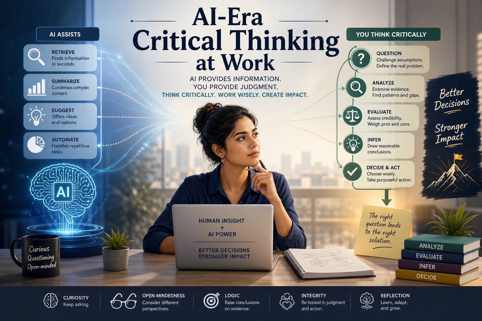 Decorative image for AI-Era Critical Thinking at Work