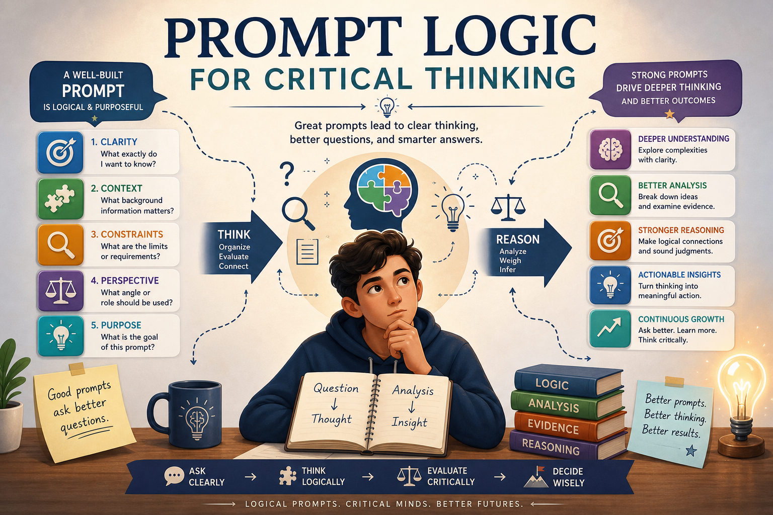 Decorative image for Prompt Logic for Critical Thinking