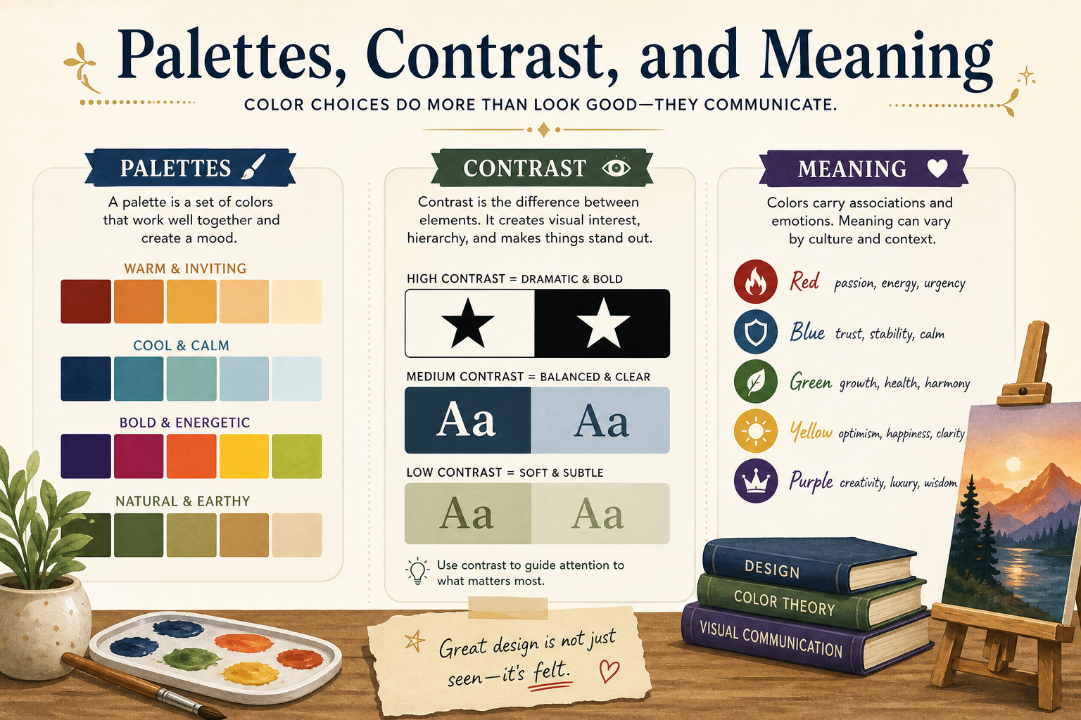 Decorative image for Palettes, Contrast, and Meaning