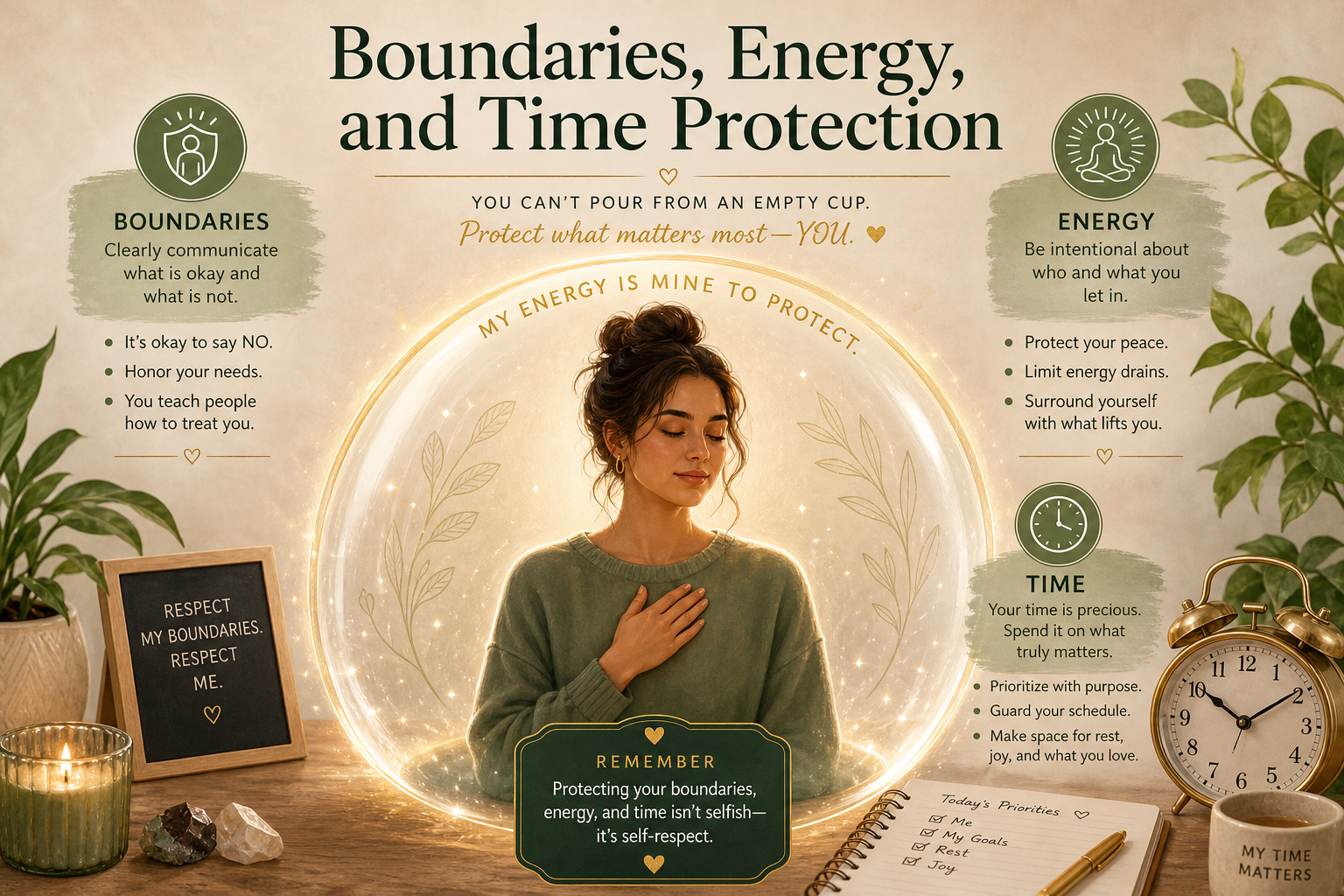 Decorative image for Boundaries, Energy, and Time Protection