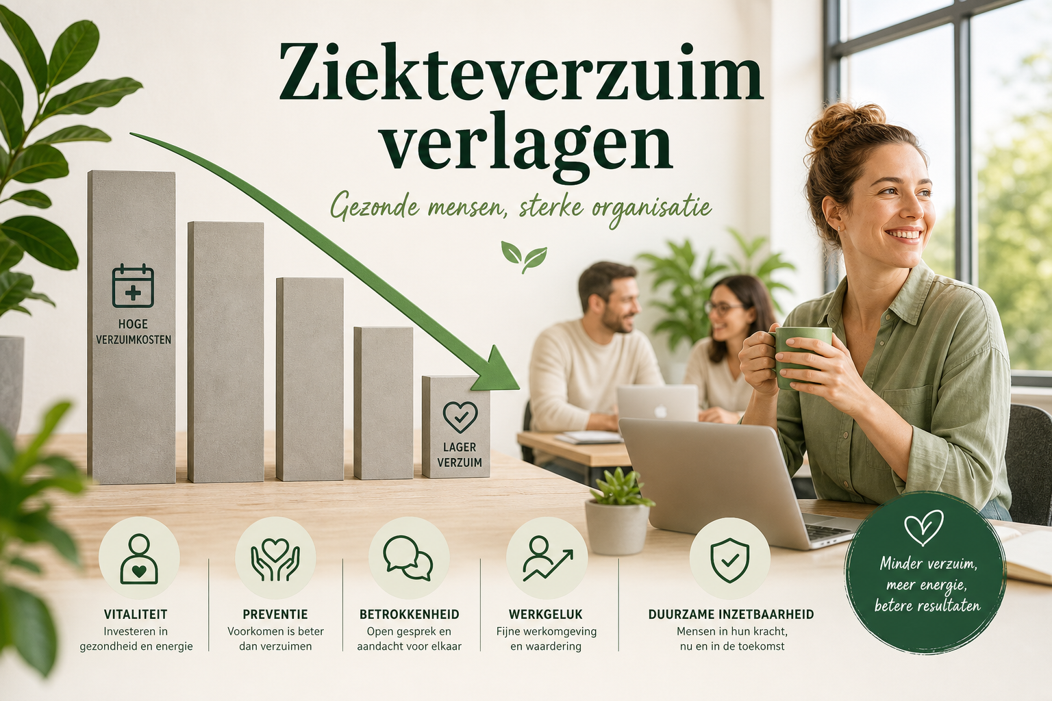 Decorative image for Ziekteverzuim verlagen