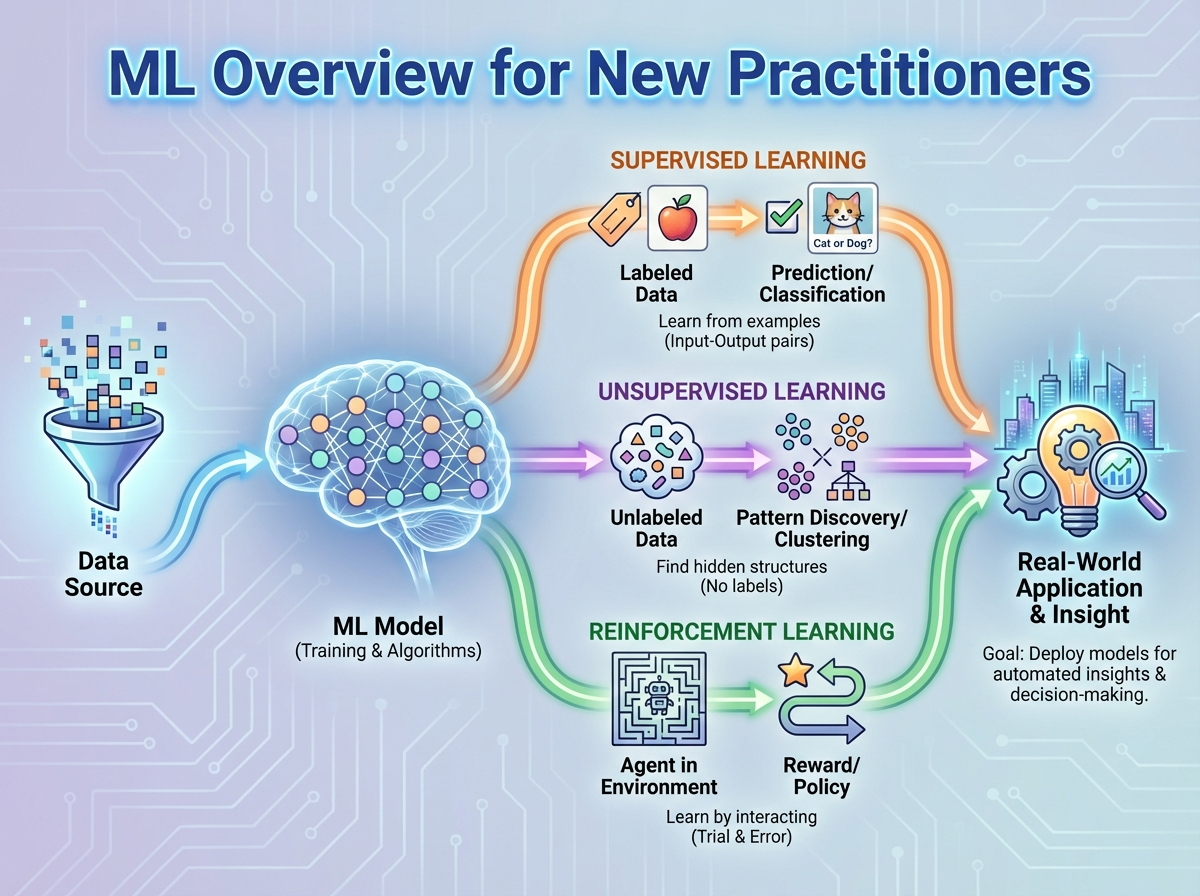 Decorative image for ML Overview for New Practitioners